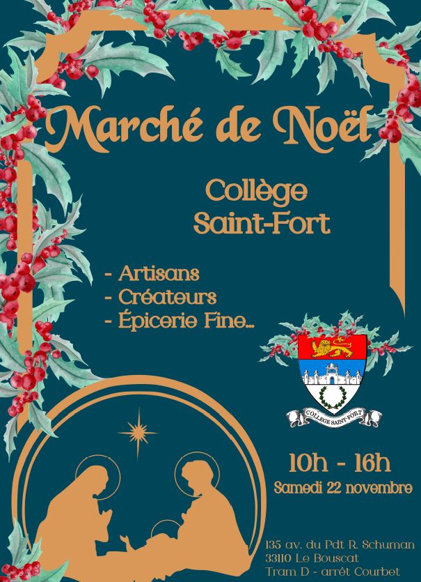 Marché de Noël & Portes Ouvertes — Samedi 22 novembre 2025