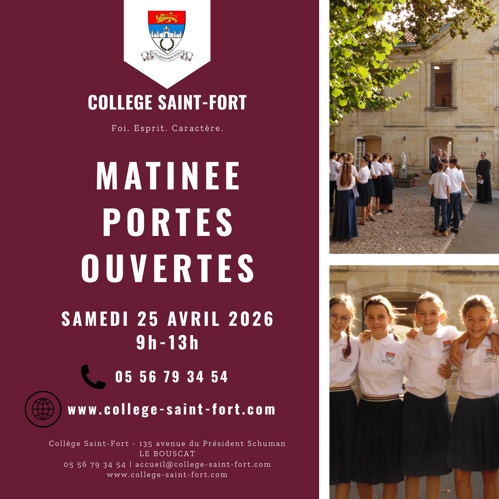 Matinée Portes Ouvertes | 25.04.2026